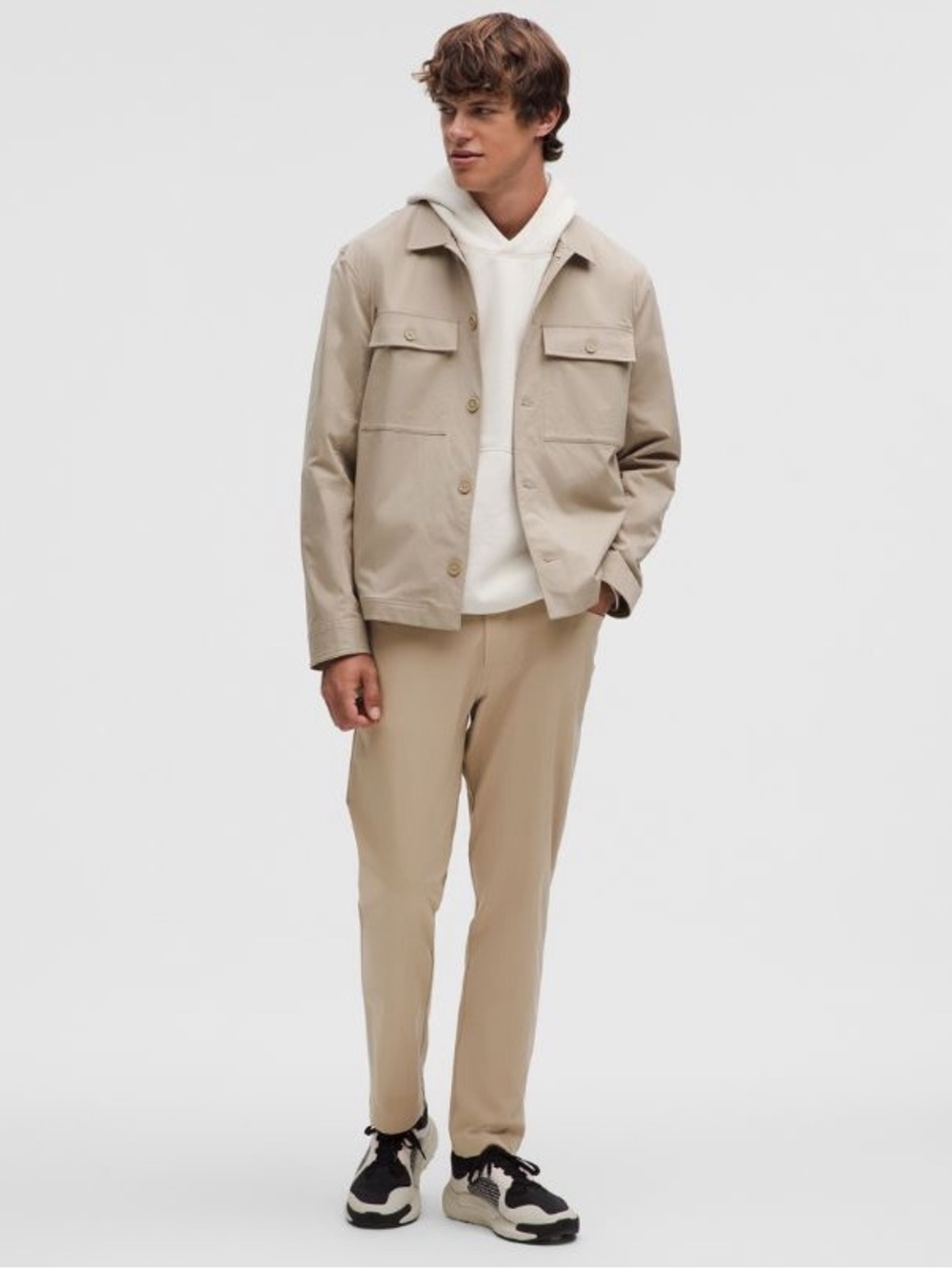 lululemon athletica ABC Men's Cream Slim Chino Pants